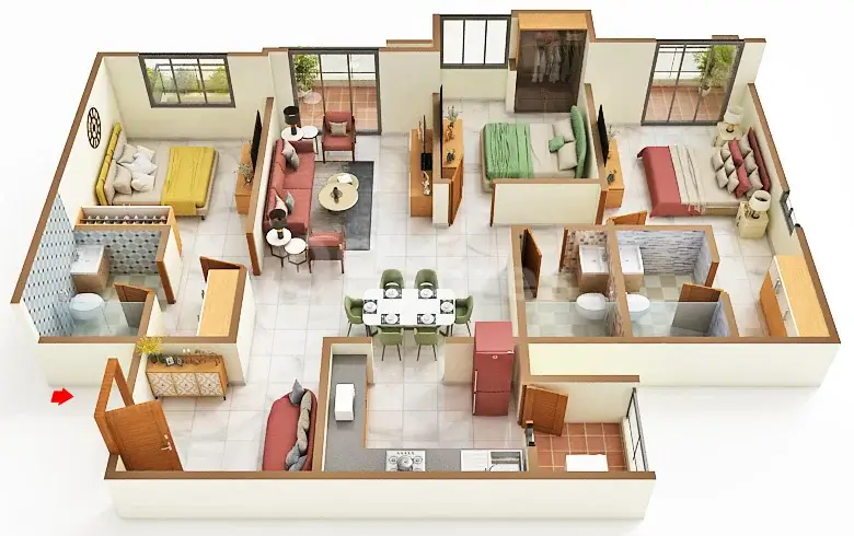 2.5 BHK Apartment